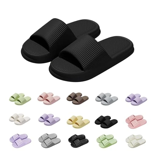 Offerta a tempo: Generico Ciabatte estive da donna, ciabatte casa, unisex, antiscivolo, morbide, leggere, piatte, ad asciugatura rapida, per spiaggia, casa, piscina, vacanze, bagno - 0.00% da 19.98 € a 19.98 €