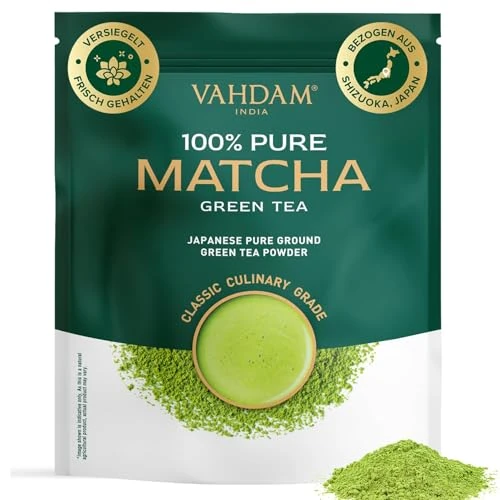 Oferta limitada: VAHDAM te Matcha en Polvo 100g, Auténtico te Matcha Japones de grado culinario de 7.99 € a 7.50 € (ahorro 6%)