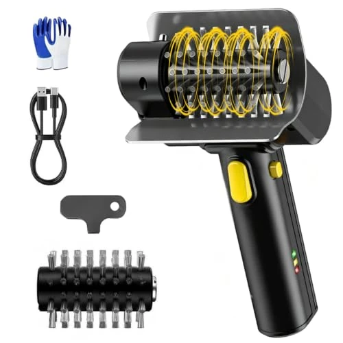 Offre limitée : Brosse de nettoyage électrique sans fil, rechargeable, 1100 tr/min, autonomie de 90 min, brosse métallique en acier inoxydable, nettoyeur de barbecue étanche pour barbecue à gaz, barbecue au charbon de 17.57 € à 17.57 € (0.00% de remise)