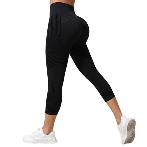 Offerta a tempo: Leggins Anticellulite Donna Corti Leggins Corti Donna - 2026 Estivi Compressione Graduata Pantaloncini Leggings Anti Cellulite Push Up Sculpture Lipedema Leggings Sportivi Vita Alta Per Fitness Yoga - 0.00% da 17.90 € a 17.90 €