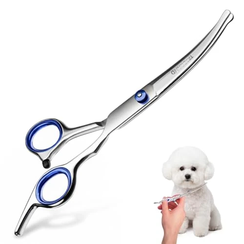 Tijdelijke aanbieding: Hondenschaar, gebogen, veilige ronde punt, hondenschaar voor honden en katten van 11.99 € naar 11.99 € (0.00% korting)