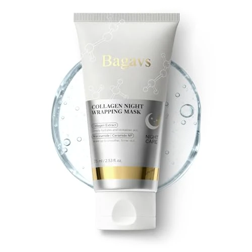 Offerta a tempo: Bagavs Maschera Viso Notturna al Collagene Wrapping Peel-Off 75 ml - 37% da 9.99 € a 6.31 €