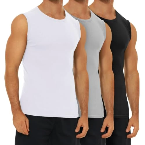 Offerta a tempo: FALARY Canottiera Uomo Cotone Sportiva Fitness Canotta Plestra Uomo - 50% da 39.99 € a 19.99 €