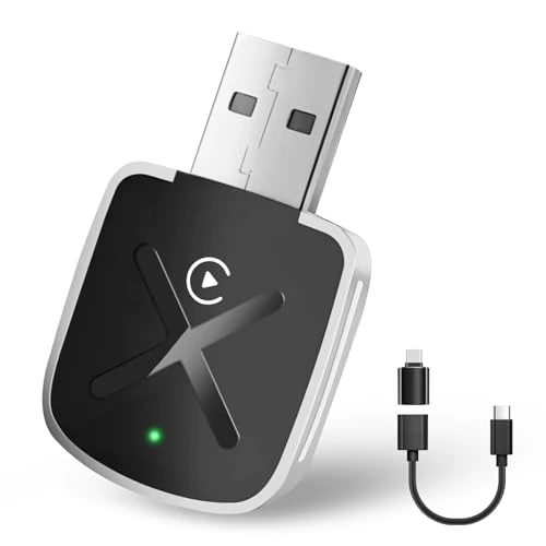 Offerta a tempo: XILANHUA CarPlay Wireless Adapter 2026 per iPhone, USB Caplay senza Fila Converte Cablato a Wireless, Compatibile con iPhone iOS 10+ ed oltre 800 modelli di auto dal 2016 - 0.00% da 23.99 € a 23.99 €