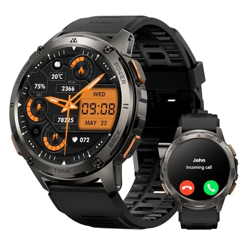 Offerta a tempo: KOSPET TANK T3 Smartwatch，Impermeabile 5ATM & IP69K, Batteria Extra Large - 0.00% da 119.99 € a 119.99 €