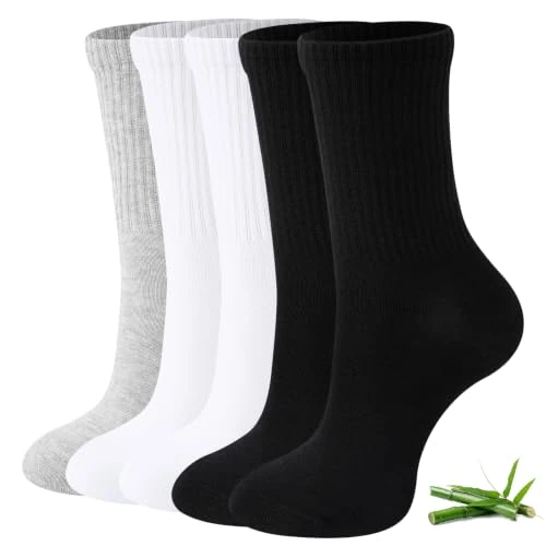 Offerta a tempo: Calzini Donna Bambù Sportivi da Tennis Ammortizzati, 5/10 Paia, 35-42 - 0.00% da 28.99 € a 28.99 €