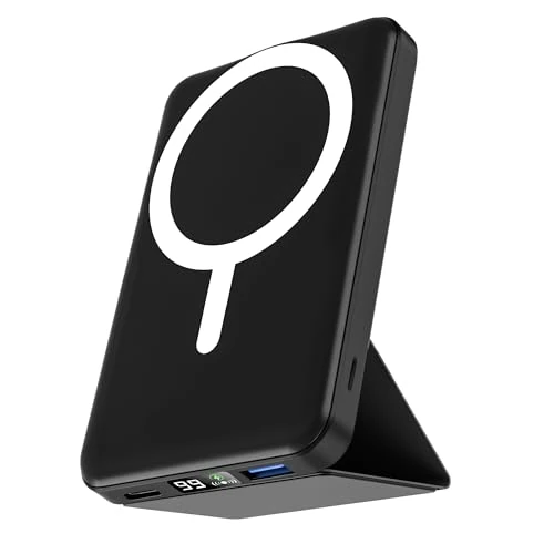 Offerta a tempo: Podoru Power Bank per MagSafe, 10000mAh Pieghevole Magneitco Powerbank - 29% da 35.98 € a 25.64 €