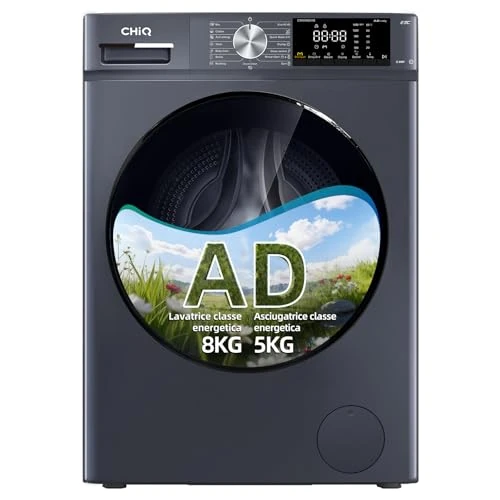 Offerta a tempo: CHiQ CW85862HX Lavasciuga 8/5kg Inverter 1400 giri Vapore Classe A - 0.00% da 399.99 € a 399.99 €