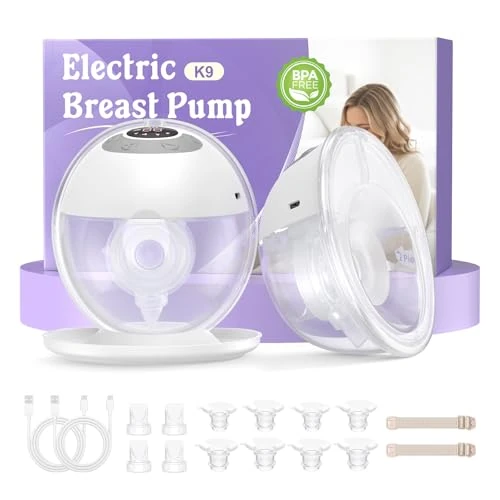 Zeitlich begrenztes Angebot: Haokoo Milchpumpe Elektrisch Freihändig für Anfängerinnen, 2 Stück von 212.48 € auf 212.48 € (0.00% Rabatt)