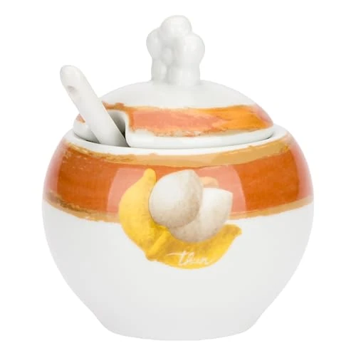 Offerta a tempo: THUN - Zuccheriera con cucchiaino, Collezione Tulipani10,25 x 9,60H 370 cc - 36% da 24.90 € a 15.99 €