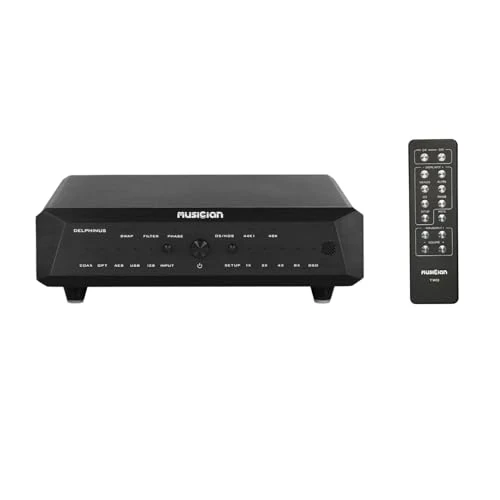 Tijdelijke aanbieding: Musician Delphinus R2R DAC Decoder, DSD1024 PCM1536 HiFi Audio DAC, digitaal/analoge converter USB/I2S/AES/coaxiaal/optisch met XLR/RCA-uitgang, desktop D/A-converter met afstandsbediening, zwart van 549.00 € naar 549.00 € (0.00% ko