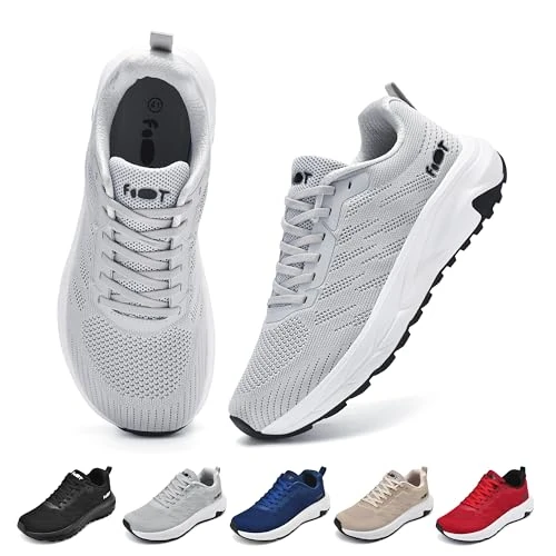 Offre limitée : Wizshoe Chaussures Running Homme Femme Basket Large Confortable Gris 39 de 39.99 € à 39.99 € (0.0% de remise)