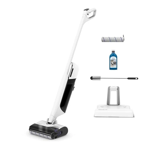 Offerta a tempo: Rowenta X-Clean 12, Lavapavimenti 2-in-1, Pulizia Avanzata, GZ7267 | Autonomia 65 min, Auto-pulizia e Asciugatura a 90°, Schermo LCD intelligente, Aspirazione Potente, Tecnologia Clean Cut - 23% da 599.99 € a 459.99 €