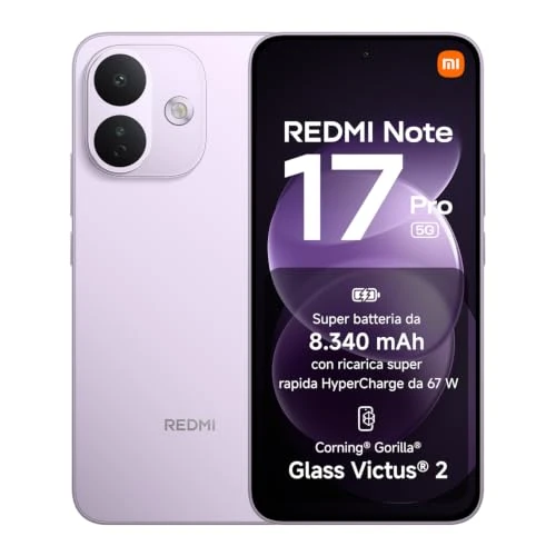 Oferta limitada: REDMI Note 17 Pro 5G, Smartphone 6+256GB, Morado, batería de 8340mAh de 479.90 € a 479.90 € (ahorro 0.00%)