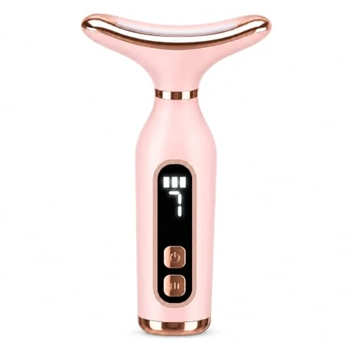 Zeitlich begrenztes Angebot: JADUFHU Gesichtsmassagegerät, Gesichtsmassagegerät, 7 Farben, Hautpflege-Zubehör für Hals und Gesicht, perfekt für den Heimgebrauch und tägliche Schönheitsroutine, Geschenkidee für sie, Rosa von 29.25 € auf 29.25 € (0.00% Raba