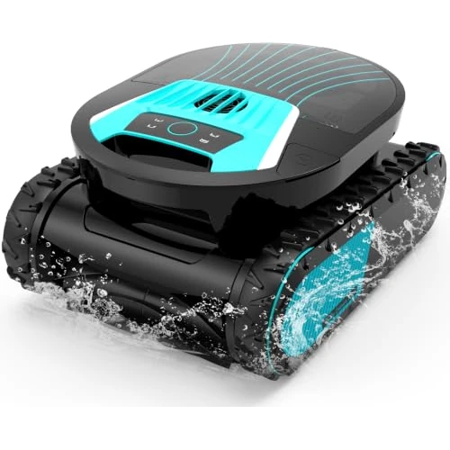 Offerta a tempo: BRINBO Pleco PRO Robot Piscina Pareti e Fondo, Autonomia 210 Min, Linea d'Acqua, Doppio Filtro, 7 modalità, Gestione Via App, per Piscine Fino a 200 m²,Ossidiana - 0.00% da 799.99 € a 799.99 €