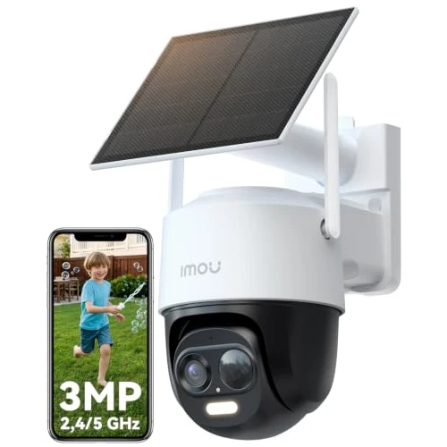Oferta limitada: Imou Cámara Vigilancia Exterior Sin Cables Solar WiFi6 2K, PTZ 360°, IP65 | AOV Grabación 24/7, WiFi 6 Doble Banda, Detección PIR+Humano+Vehículo, Batería 5000mAh, Visión Nocturna Color de 66.49 € a 63.00 € (ahorro 5%)