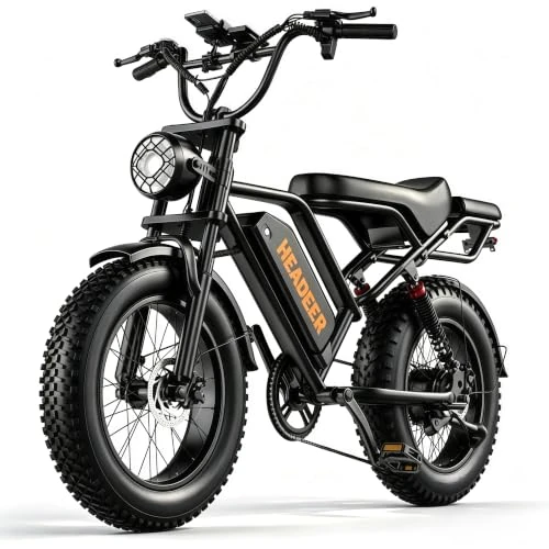 Offerta a tempo: VOROREN BK20 Bici Elettrica Adulti 20"x4.0" Fat Tire, Città e Fuoristrada, CE EN15194, Batteria 48V 20Ah, 5 Livelli Assistenza, Autonomia 80-100km, Sospensione e Freni a Disco - 0.00% da 899.00 € a 899.00 €