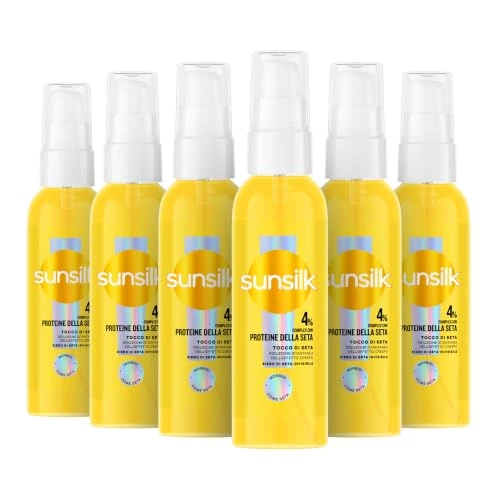 Offerta a tempo: Sunsilk Tocco di Seta Siero Capelli Invisibile Anticrespo 6 x 75 ml - 20% da 35.94 € a 28.75 €