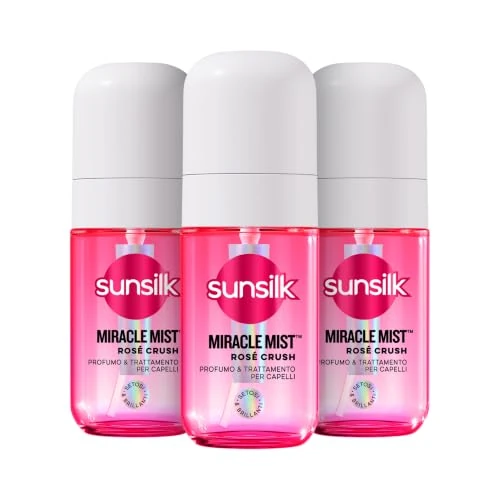Offerta a tempo: Sunsilk Rose Crush Trattamento e Profumo per Capelli Anticrespo 3 x 50 ml - 34% da 20.97 € a 13.94 €
