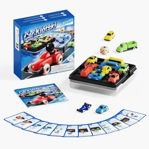 Oferta limitada: Juego de rompecabezas deslizante Unblock Car Klotski, juego de mesa de lógica de atascos de tráfico, con 16 coches y más de 100 desafíos, juguete de ingenio STEM para 2 jugadores. de 25.90 € a 10.90 € (ahorro 58%)