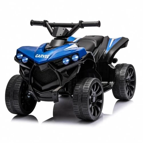 Offerta a tempo: Quad ATV Elettrico Ricaricabile 6V Per Bambini, Veicolo Cavalcabile Con Luci Riproduzione Musicale e Clacson Integrato, Velocità Regolabile 1,5-3 Km/h, Sicuro Per Bambini a Partire Da 3 Anni - 5% da 70.32 € a 66.80 €
