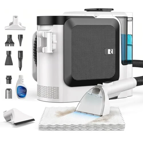Oferta limitada: Redkey Rd-F1 Aspirador Tapicerías con Agua, 4 en 1 Aspirador Lava a Vapor con Succión 26000Pa, 1800W Limpieza Profunda para Alfombras, Sofás, Manchas de Mascotas, Depósito 3 en 1 & 7 Accesorios de 163.99 € a 163.99 € (ahorro 0.00%)