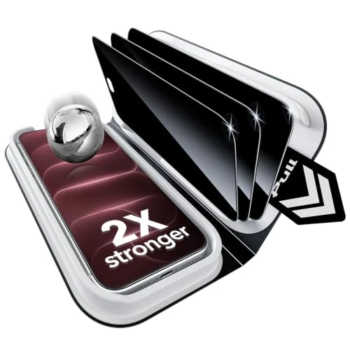 Offerta a tempo: ESR 3 Pezzi Privacy Pellicola Vetro per iPhone 18 Pro, Classic - 5% da 16.99 € a 16.14 €