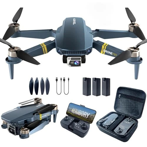 Offerta a tempo: Drone con Telecamera 4K HD per Principianti, 84 Minuti di Volo (3 Batterie), 800m Portata WiFi FPV, Motore Brushless, Auto Hover e Auto Follow - 50% da 200.00 € a 99.99 €