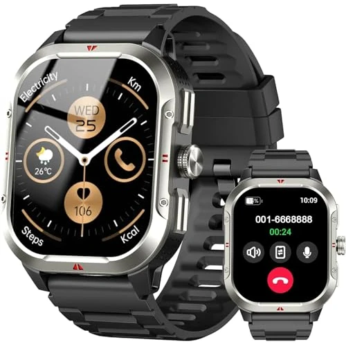 Offerta a tempo: 2026 Smartwatch Uomo GPS, 2.06" Orologio Smartwatch con Chiamate Bluetooth - 69% da 129.99 € a 39.99 €