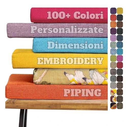 Offerta a tempo: frides Cuscino Panca Su Misura, Cuscino per Panca da Interno ed Esterno, Schiuma 75D ad Alta Densità, Rivestimento Sfoderabile e Lavabile, Cuscino Esterno Impermeabile per Giardino e Terrazza - 0.00% da 15.19 € a 15.19 €