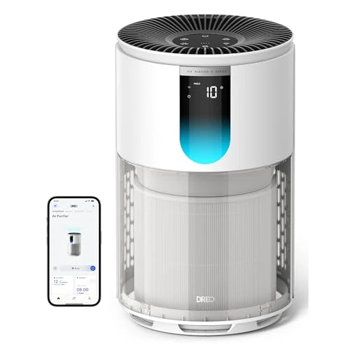 Limited-time offer: DREO Smart Air Purifier for Bedroom, Ultra Quiet Air Purifiers, 269 m³/H CADR, 3 in 1 HEPA Filters in Sleep Mood, Air Quality Monitor, PM2.5 Sensor, for Odors, Pollen, Smoke, Wi-Fi/Voice/Alexa from 119.99 £ to 99.99 £ (save 17%)