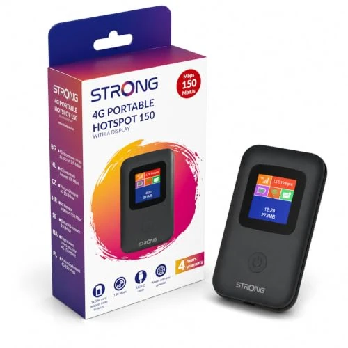 Oferta limitada: Strong 4G AIRSPOT 220 Router WiFi 4G Portátil con SIM, CAT4 150 Mbps de 52.99 € a 52.99 € (ahorro 0.00%)