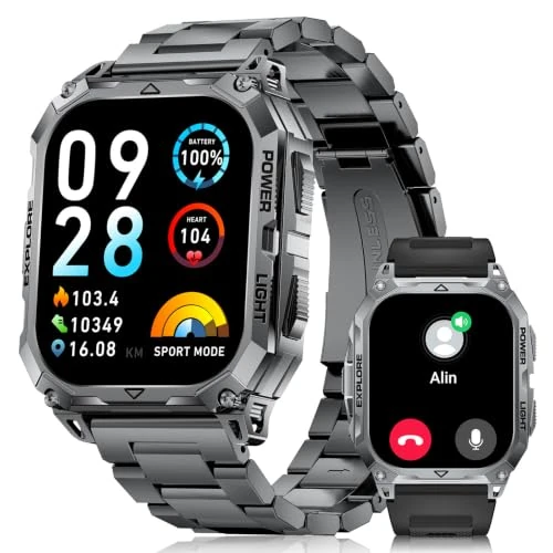 Oferta limitada: Reloj Inteligente Hombre 1000mAh 2.01" IP68 200+ esferas 110+ deportes de 99.99 € a 89.99 € (ahorro 10%)