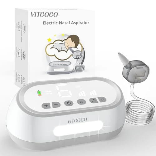 Offerta a tempo: Aspiratore Nasale Elettrico Neonati e Bambini Ricaricabile USB 6 Livelli - 27% da 59.99 € a 43.99 €
