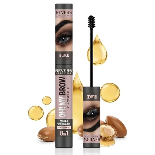 Offerta a tempo: REVERS COSMETICS Gel Correttore Sopracciglia Nero 8in1 OH MY BROW - 40% da 9.90 € a 5.90 €