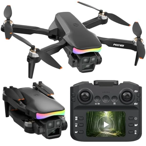 Offre limitée : F417PRO FPV Mini Drone Caméra 1080P Ajustable, Télécommande écran LCD, Moteur sans Balais, Chargement Type‑C, Moins de 249g, Jouet Drone Débutant pour Enfants et Adultes, Cadeau de jeu pour adolescent de 149.99 € à 89.99 € (40% de remise)