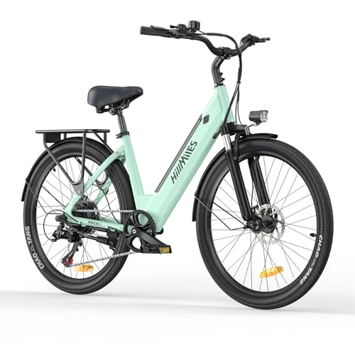Tijdelijke aanbieding: Elektrische Fiets Voor Volwassenen 26 Inch, 7 Versnellingen Elektrische Fiets Met Verwijderbare 36V 13Ah Accu, 25km/u & Actieradius 80-100km E-Fiets Voor Stadsforenzen, IP65 (groente, standaard) van 699.00 € naar 699.00 € (0.00% kor
