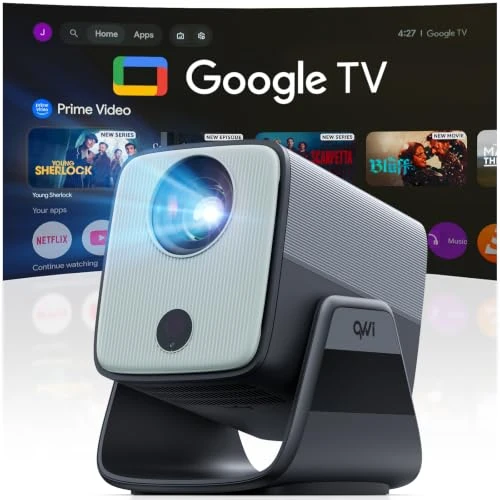 Offerta a tempo: QVWI Proiettore 1080P HDR10+, Memoria 32 GB【App integrate】 | Proiettore Video Android 14, 1500 ANSI, WiFi Bluetooth, Altoparlante 10W, Autofocus/Trapezio Automatico, Home Cinema - 23% da 219.99 € a 169.99 €