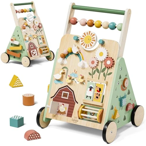 Offerta a tempo: Carrello Primi Passi Legno, Girello per Bambini, Giochi Bambini 1 Anno - 0.00% da 75.99 € a 75.99 €