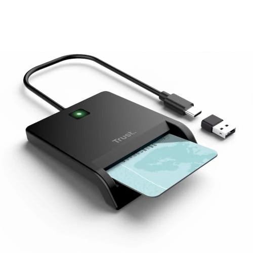 Offerta a tempo: Trust Velora Lettore Smart Card DNIe 4.0 - 13% da 14.99 € a 12.99 €