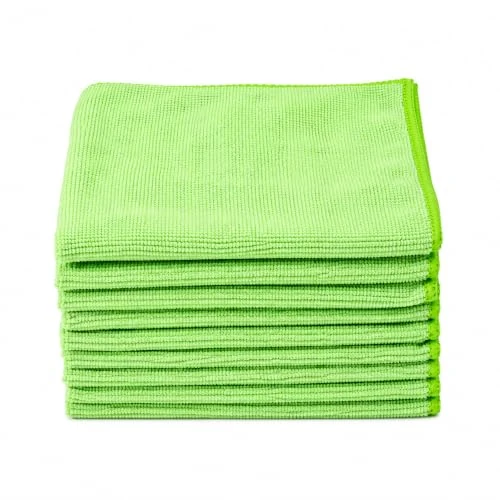 Offre limitée : York Chiffons Microfibre Multiusages, Lot de 10, Vert de 14.99 € à 14.99 € (0.00% de remise)