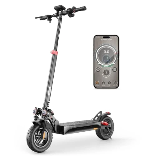 Offerta a tempo: iScooter IX4 Monopattino Elettrico Adulti Fuoristrada 10'', Batteria da 48 V 15 Ah, Autonomia Massima 45 km, Pieghevole Design, Controllo Tramite App, Portata Massima 150 Kg, Ammortizzatore Quadruplo - 0.00% da 499.99 € a 499.99 €