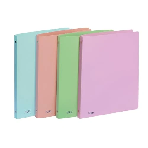 Offerta a tempo: Favorit 4 Raccoglitori ad Anelli 15 mm Colori Assortiti, 22x30 cm, pastello - 15% da 11.25 € a 9.59 €