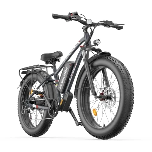 Offerta a tempo: ZAZAWORK CF26 Bicicletta Elettrica Uomo 26x4.0 pollici Fatbike 48V20AH Batteria Rimovibile Mountain Bike Elettrica Pedalata Assistita 120Km Motore 250W 62Nm 7 velocità Adatto a tutti i terreni - 0.00% da 989.00 € a 989.00 €