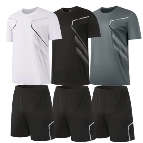 Offerta a tempo: Tuta Uomo Completa 2 Pezzi Set Con Maglietta Manica Corta E Pantaloncini - 0.00% da 29.98 € a 29.98 €