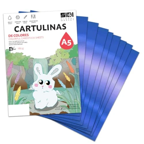 Oferta limitada: SIDI Cartulina A5 Azul Metalizada Brillo Reflectante (azul metal, 250h) de 71.90 € a 71.90 € (ahorro 0.00%)