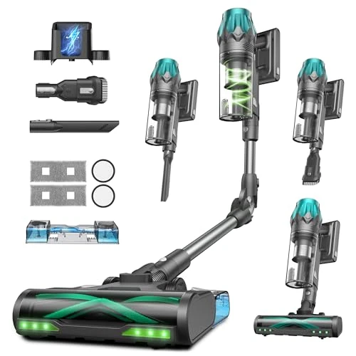 Zeitlich begrenztes Angebot: Vexilar V15Max Akku Staubsauger 60KPa mit Wischfunktion & Knickrohr von 159.99 € auf 159.99 € (0.00% Rabatt)