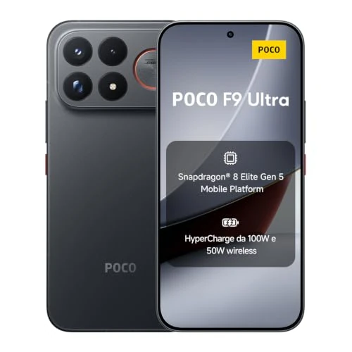 Limited-time offer: POCO F9 Ultra, Smartphone 12+256, Black, 8050mAh Battery, 100W charging from 899.00 £ to 715.97 £ (save 20%)