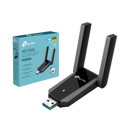 Offerta a tempo: TP-Link Archer T5U Plus Adattatore WiFi USB 3.0 AC1300,2 antenna wifi - 20% da 24.99 € a 19.99 €